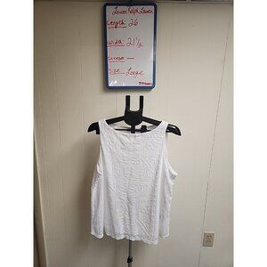 Lauren Ralph Lauren Active Boho Aztec Geometric Knit Tunic  lined Tank Top Sz L